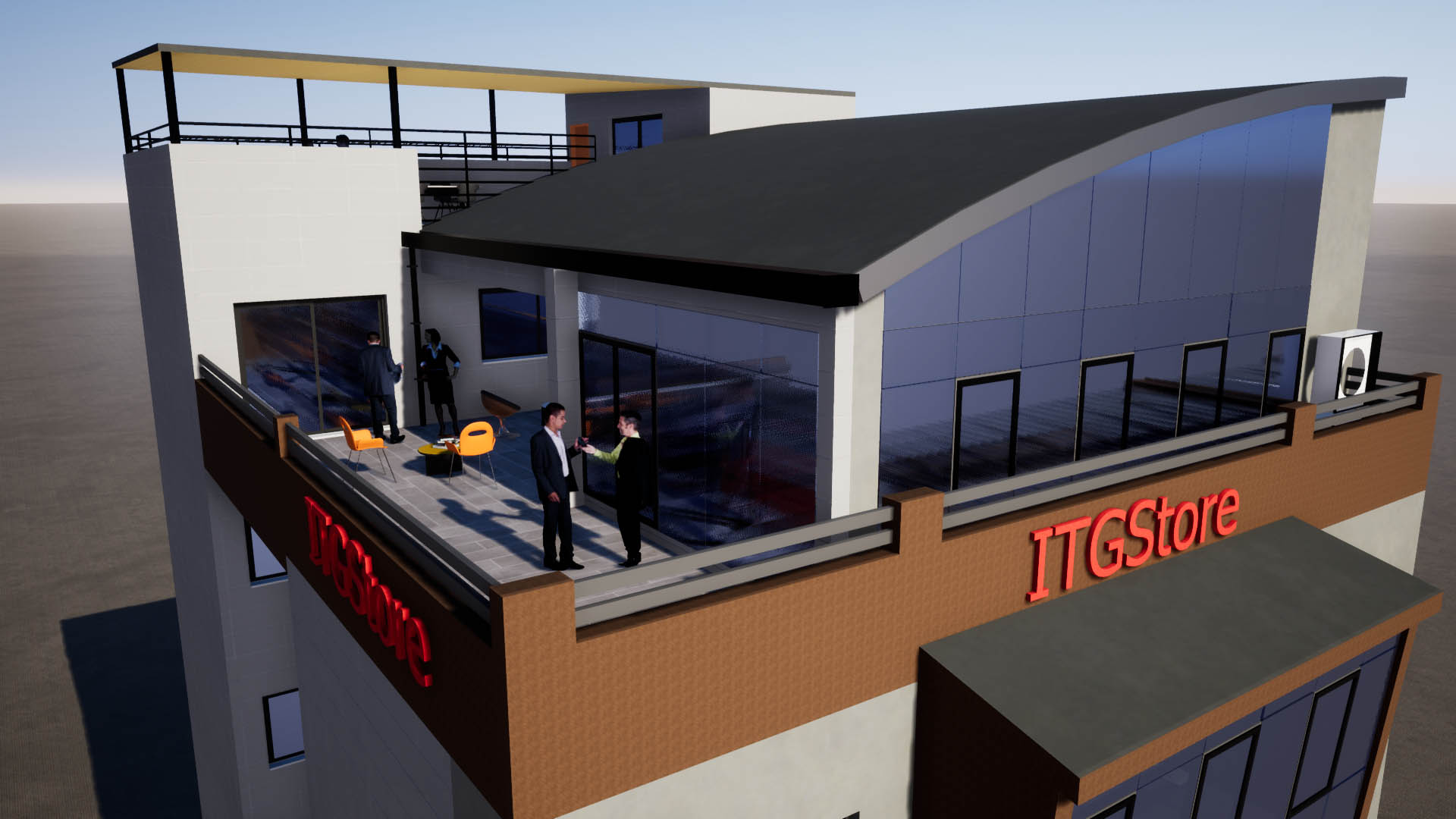 ITG STORE - CONSTRUCTION D’UN IMMEUBE A USAGE DE BUREAUX DE TYPE SS/R+7 AVEC TERRASSE SIS A AKWA DOUALA