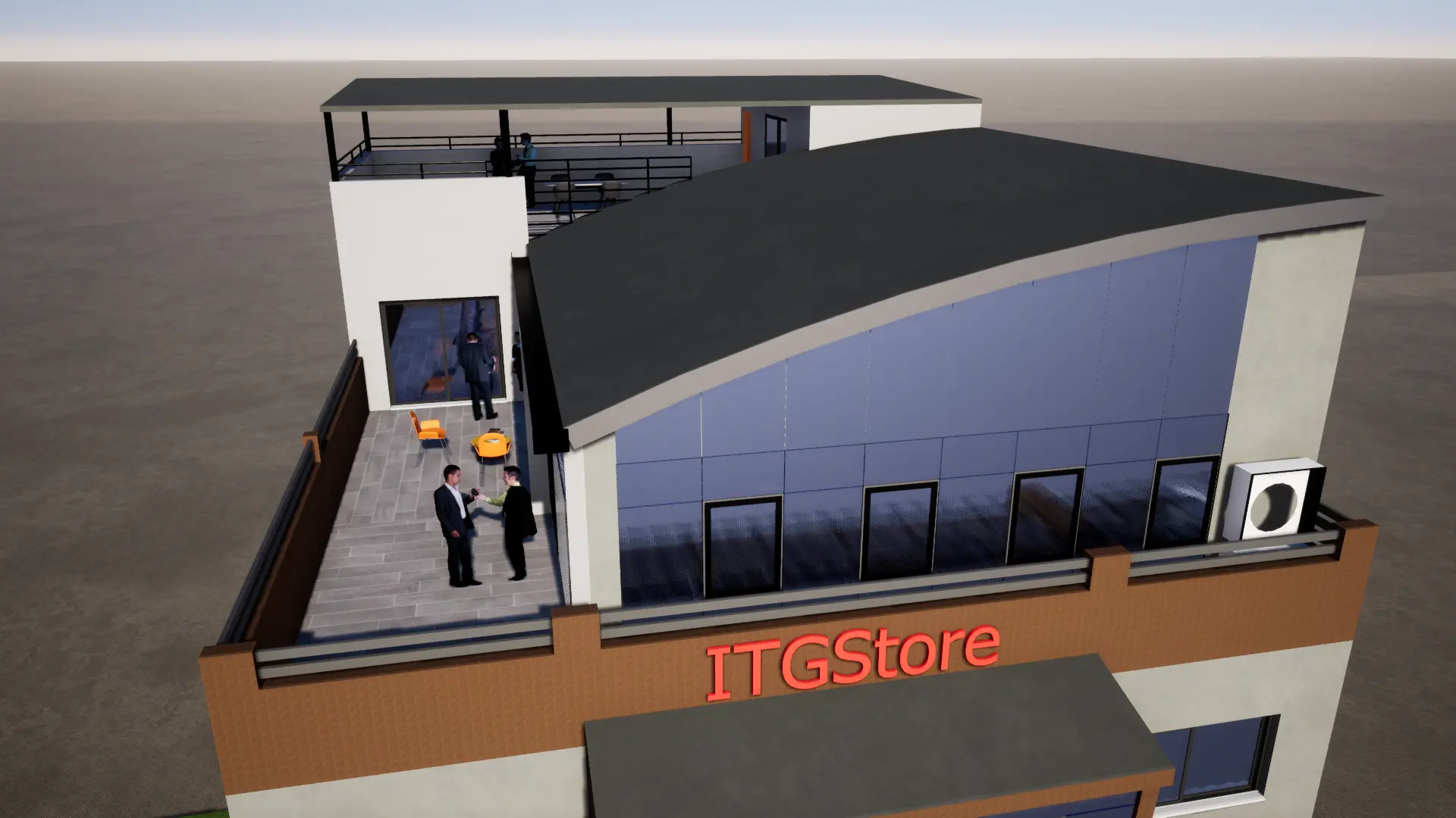 ITG STORE - CONSTRUCTION D’UN IMMEUBE A USAGE DE BUREAUX DE TYPE SS/R+7 AVEC TERRASSE SIS A AKWA DOUALA 