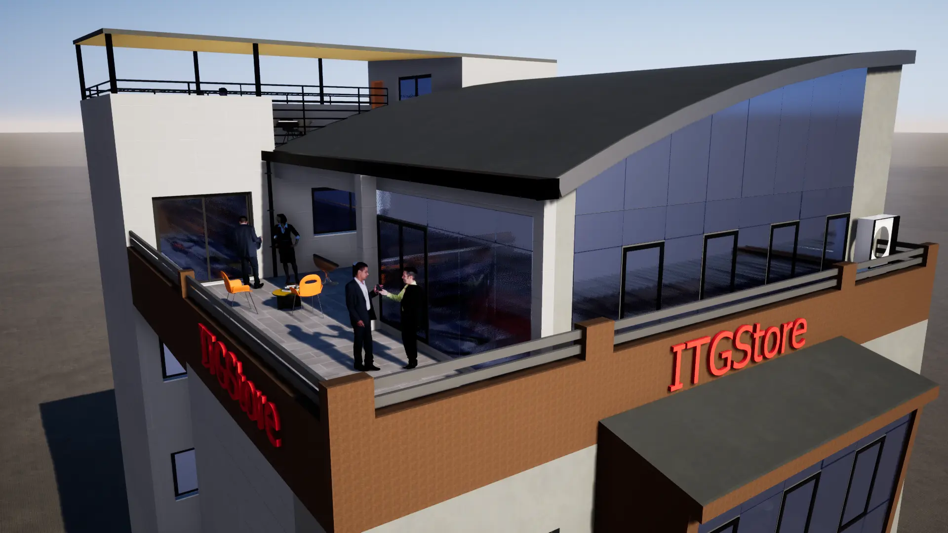 ITG STORE - CONSTRUCTION D’UN IMMEUBE A USAGE DE BUREAUX DE TYPE SS/R+7 AVEC TERRASSE SIS A AKWA DOUALA 